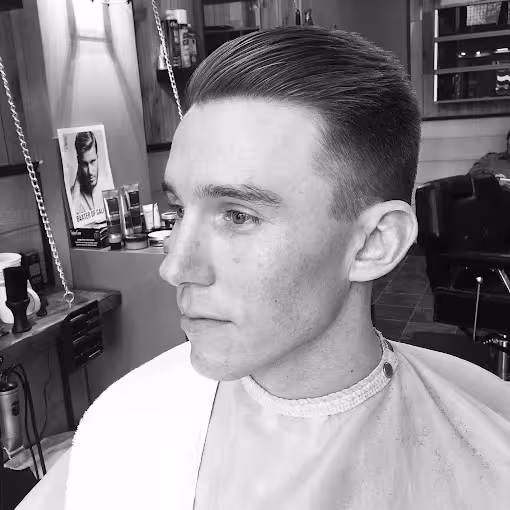 Haircut by Stu the Barber, style 8